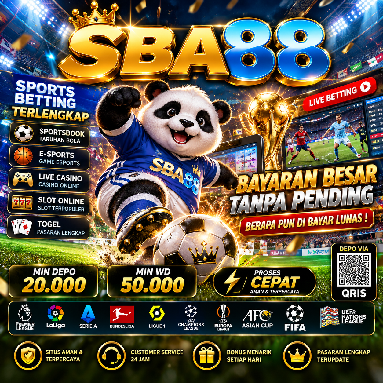 SBA88 | Live Pertandingan Bola Terlengkap Dengan Oods Tertinggi